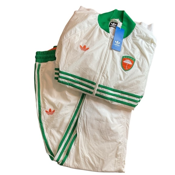 NWT ADIDAS Hélas Tracksuit Rare Limited Edition Size Medium Jacket & Pants - Picture 3 of 16